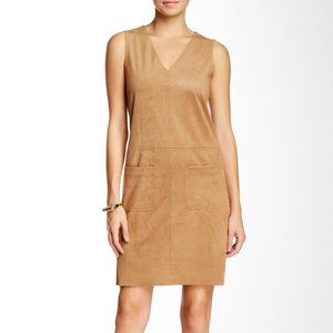Max Studio Faux Suede Shift Dress